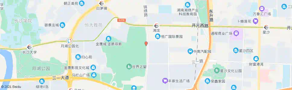 长沙识字岭(千思装饰)_公交站地图_长沙公交_妙搜公交查询2025
