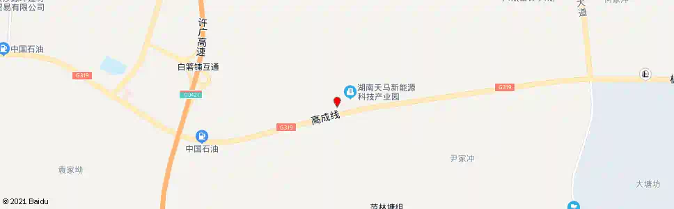 长沙曹家村_公交站地图_长沙公交_妙搜公交查询2025