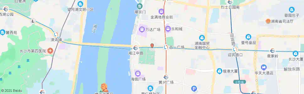 长沙太平街口_公交站地图_长沙公交_妙搜公交查询2025