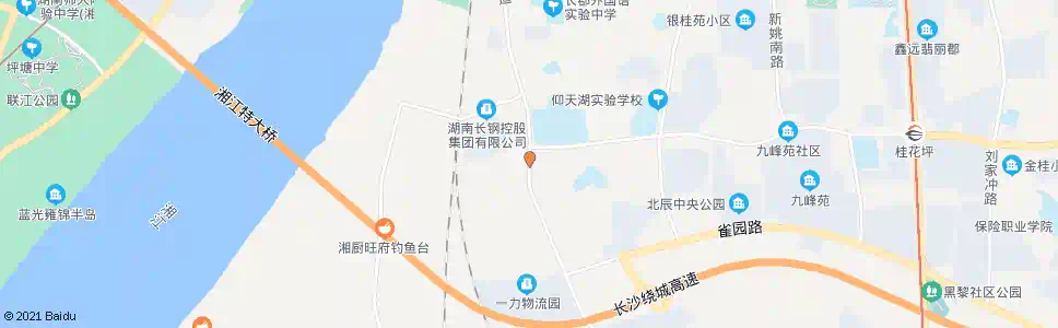长沙雅雀岭_公交站地图_长沙公交_妙搜公交查询2025