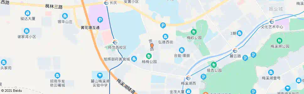 长沙听雨路赏月路口_公交站地图_长沙公交_妙搜公交查询2025