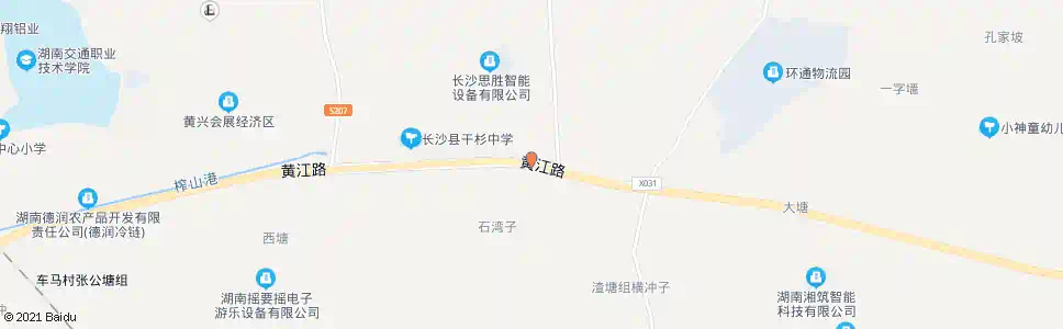 长沙廖家垅_公交站地图_长沙公交_妙搜公交查询2025