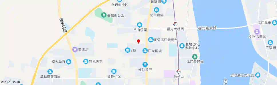 长沙谷岳路_公交站地图_长沙公交_妙搜公交查询2025