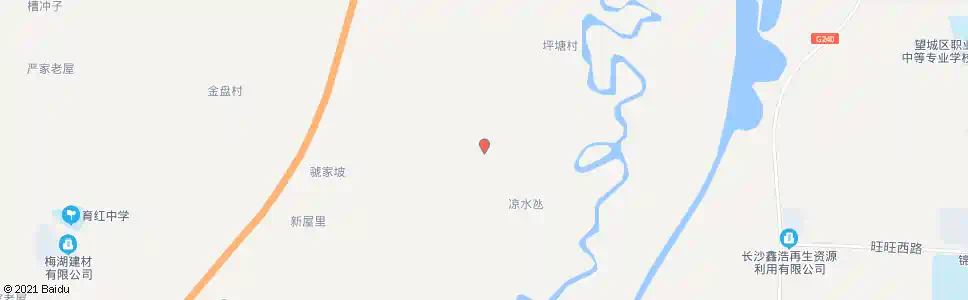 长沙新屋垅_公交站地图_长沙公交_妙搜公交查询2025