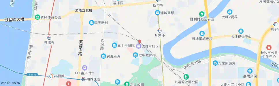长沙丝茅冲_公交站地图_长沙公交_妙搜公交查询2025