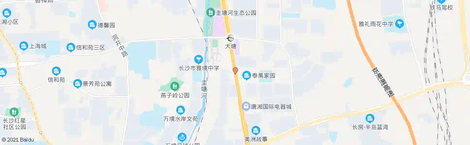长沙煤田地质局_公交站地图_长沙公交_妙搜公交查询2025