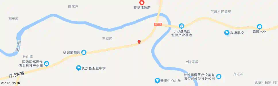 长沙春华山_公交站地图_长沙公交_妙搜公交查询2025