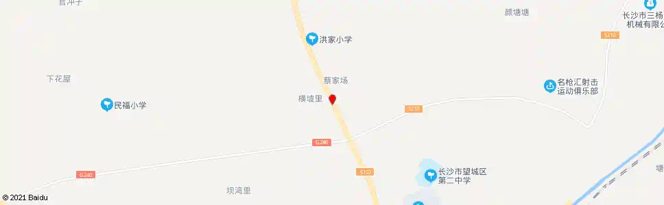 长沙洪家村_公交站地图_长沙公交_妙搜公交查询2025