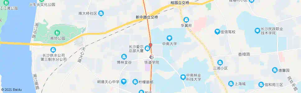 长沙莲花山_公交站地图_长沙公交_妙搜公交查询2025