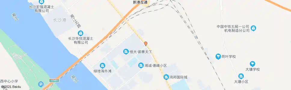 长沙新港镇_公交站地图_长沙公交_妙搜公交查询2025
