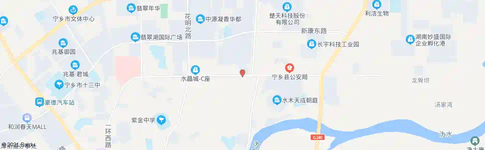 长沙山水华庭_公交站地图_长沙公交_妙搜公交查询2025
