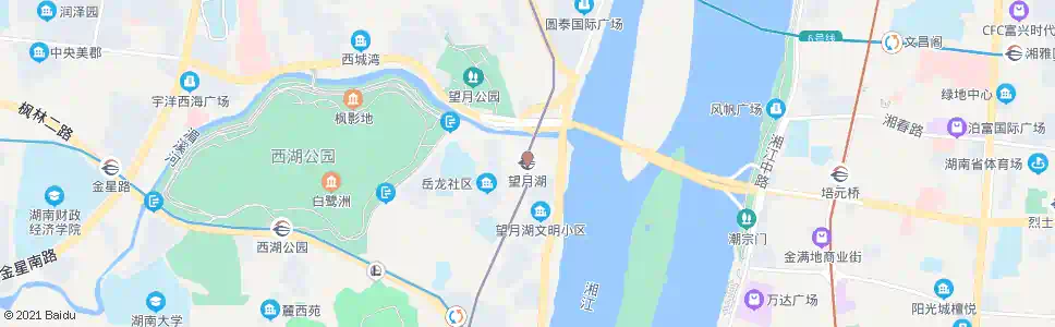 长沙望月路口_公交站地图_长沙公交_妙搜公交查询2025