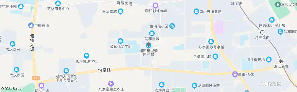 长沙黄金东路桑梓路口_公交站地图_长沙公交_妙搜公交查询2025