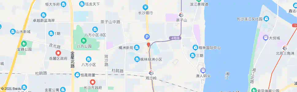 长沙石岭塘_公交站地图_长沙公交_妙搜公交查询2025