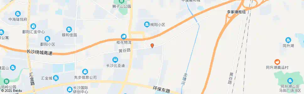 长沙黄谷路金园路口_公交站地图_长沙公交_妙搜公交查询2025