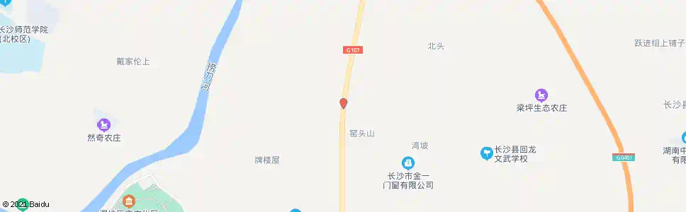 长沙回龙村_公交站地图_长沙公交_妙搜公交查询2025