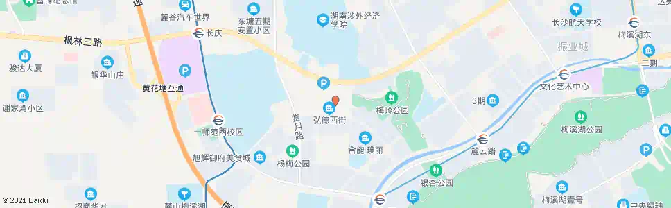 长沙好莱城(长东路口)_公交站地图_长沙公交_妙搜公交查询2025