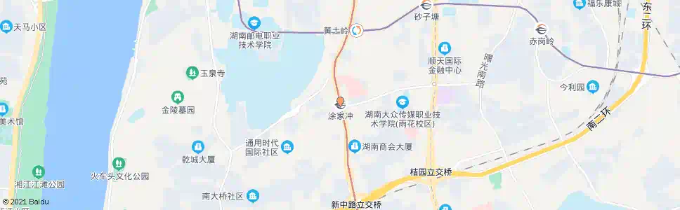 长沙涂家冲_公交站地图_长沙公交_妙搜公交查询2025