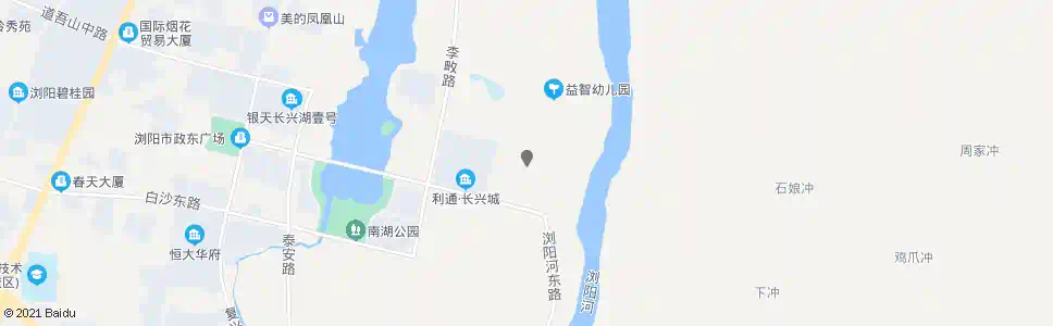 长沙占家岭_公交站地图_长沙公交_妙搜公交查询2025