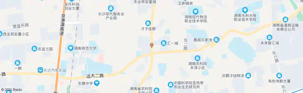 长沙星沙大道远大路口_公交站地图_长沙公交_妙搜公交查询2025