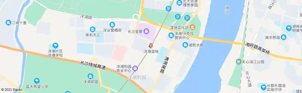 长沙洋湖冲_公交站地图_长沙公交_妙搜公交查询2025