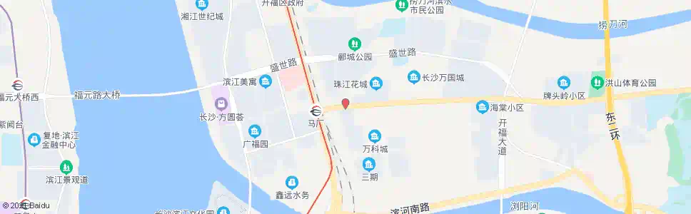 长沙渔业分场_公交站地图_长沙公交_妙搜公交查询2025