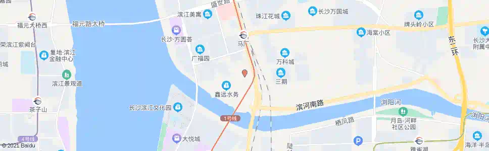 长沙沐霞路芙蓉路口_公交站地图_长沙公交_妙搜公交查询2025
