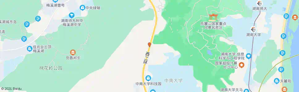 长沙瓜瓢山_公交站地图_长沙公交_妙搜公交查询2025