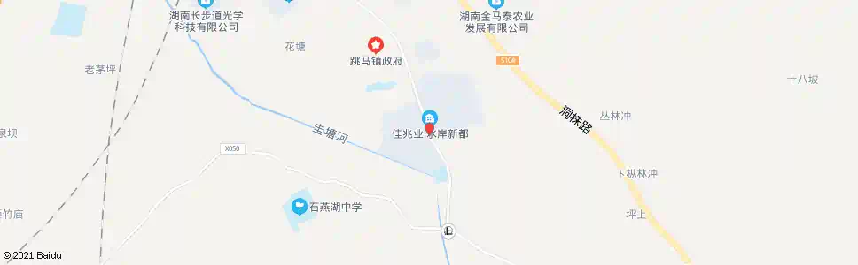 长沙跳马镇_公交站地图_长沙公交_妙搜公交查询2025