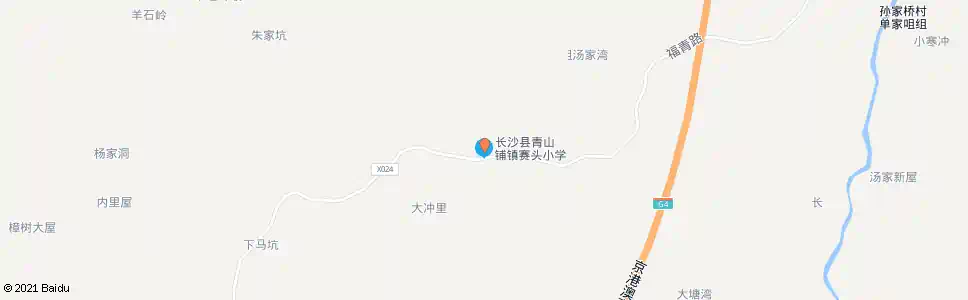 长沙赛头小学_公交站地图_长沙公交_妙搜公交查询2025