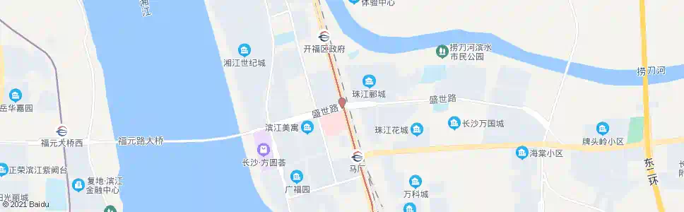 长沙渔业路芙蓉北路口_公交站地图_长沙公交_妙搜公交查询2025
