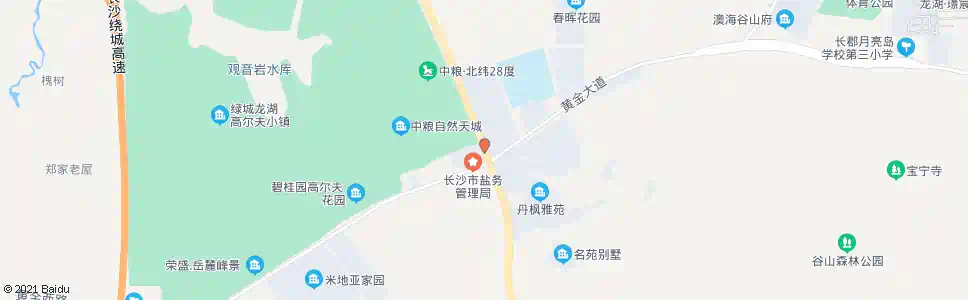 长沙雷锋大道黄金路口_公交站地图_长沙公交_妙搜公交查询2025