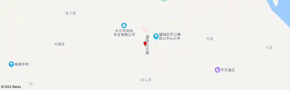 长沙田心坪_公交站地图_长沙公交_妙搜公交查询2025