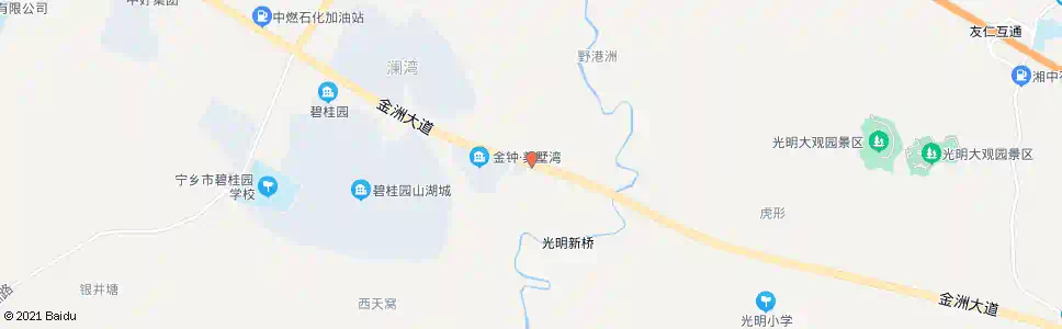 长沙光明村_公交站地图_长沙公交_妙搜公交查询2025