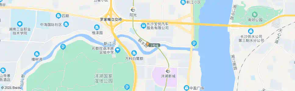 长沙许家洲_公交站地图_长沙公交_妙搜公交查询2025
