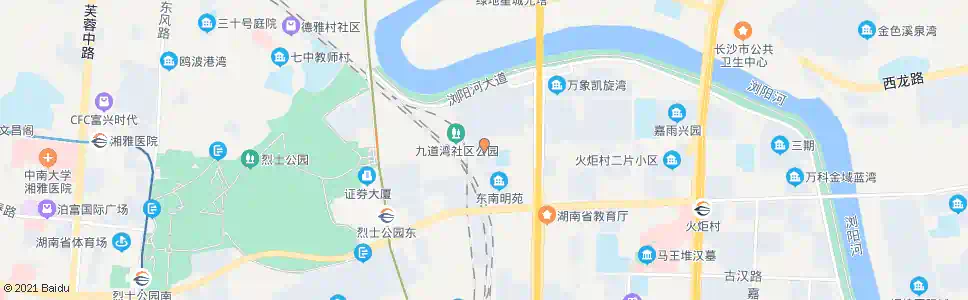 长沙火炬路西_公交站地图_长沙公交_妙搜公交查询2025