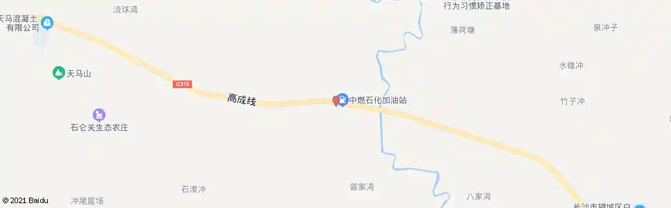 长沙金良村_公交站地图_长沙公交_妙搜公交查询2025