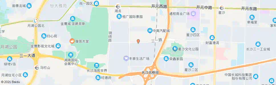 长沙蒸湘路物贸路口_公交站地图_长沙公交_妙搜公交查询2025