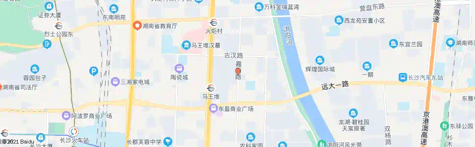 长沙凌霄路嘉雨路口_公交站地图_长沙公交_妙搜公交查询2025