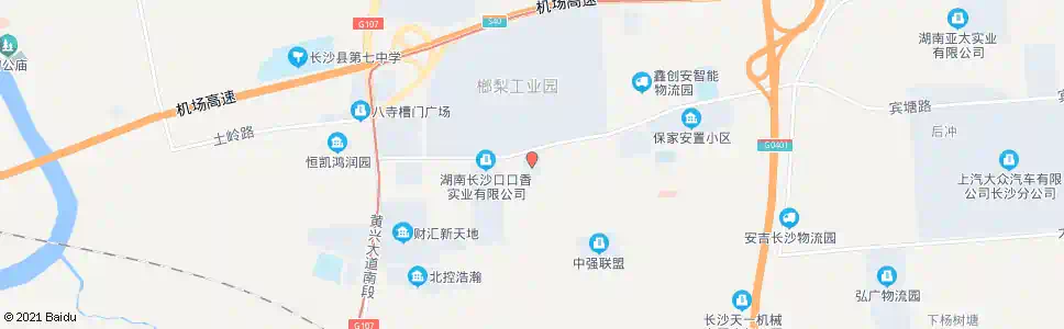 长沙博能_公交站地图_长沙公交_妙搜公交查询2025