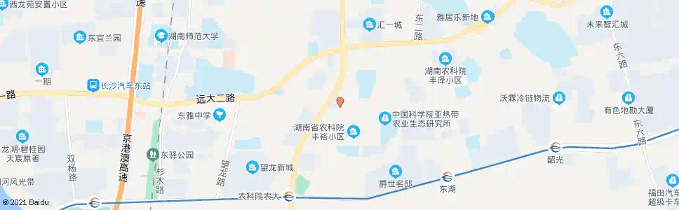 长沙农科院_公交站地图_长沙公交_妙搜公交查询2025