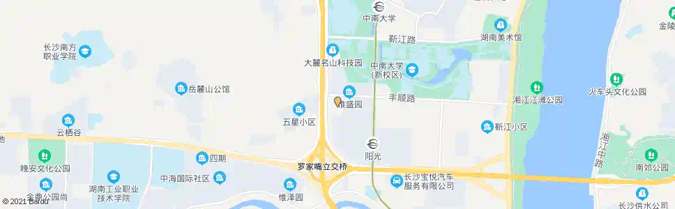 长沙阳光博才小学_公交站地图_长沙公交_妙搜公交查询2025