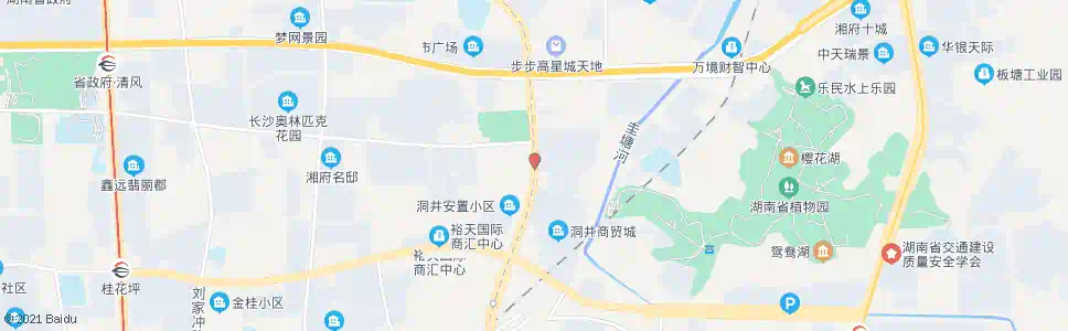 长沙省植物园_公交站地图_长沙公交_妙搜公交查询2025
