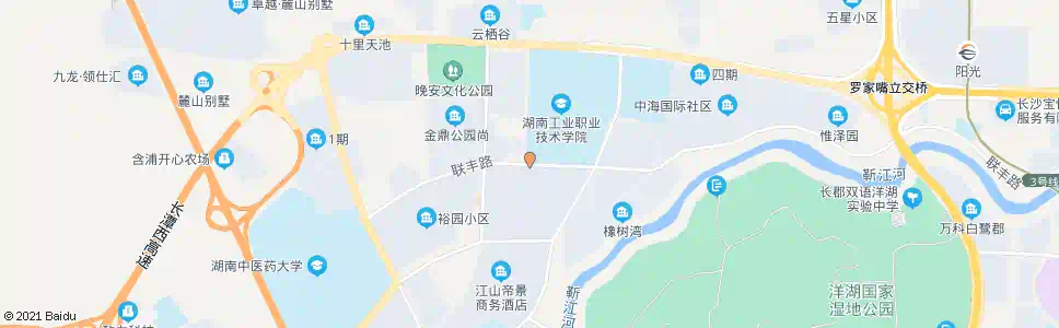 长沙湖南工业职院南_公交站地图_长沙公交_妙搜公交查询2025