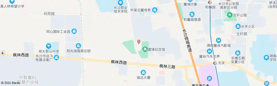 长沙雷锋小学_公交站地图_长沙公交_妙搜公交查询2025