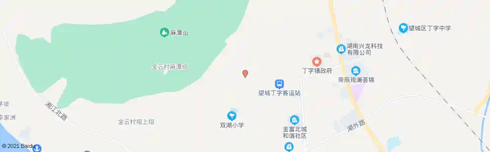 长沙董家坳_公交站地图_长沙公交_妙搜公交查询2025