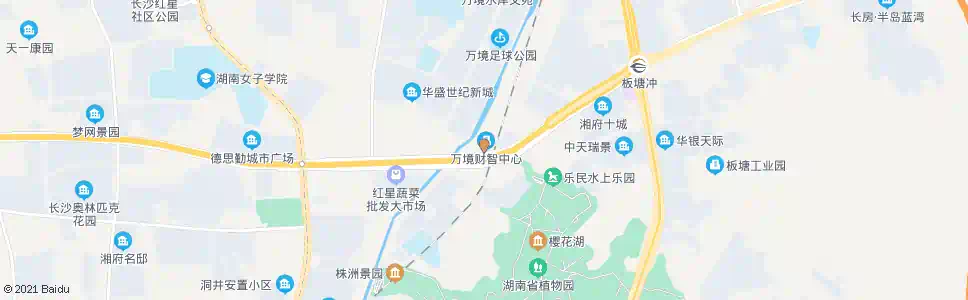 长沙湘府路司家塘路口_公交站地图_长沙公交_妙搜公交查询2025