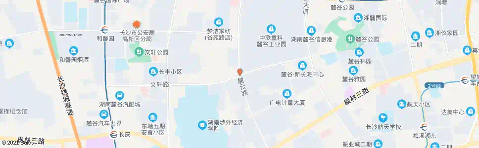长沙麓云路麓泉路口_公交站地图_长沙公交_妙搜公交查询2025