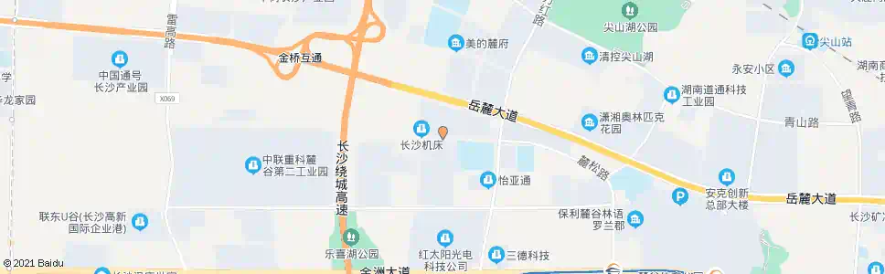 长沙嘉运路麓松路口_公交站地图_长沙公交_妙搜公交查询2025
