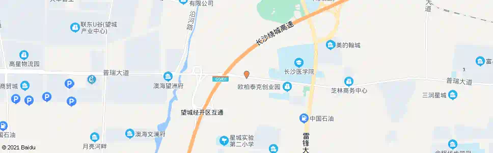 长沙普瑞路三环路口_公交站地图_长沙公交_妙搜公交查询2025